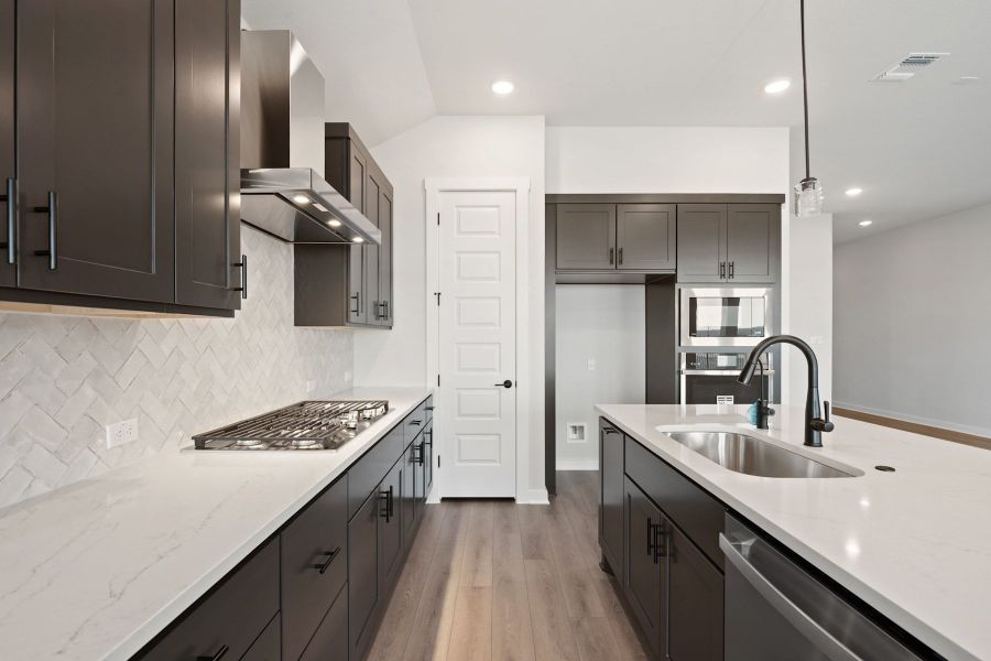 Furnished interior view inside a new home in Lagos Reserve, Manor (Image 7).