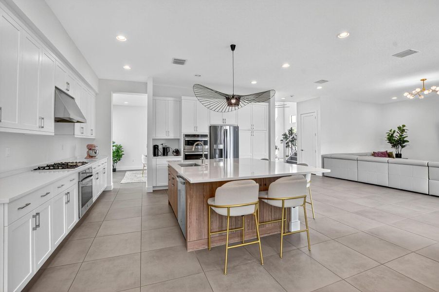 Furnished interior view inside a new home in , Boca Raton (Image 39).
