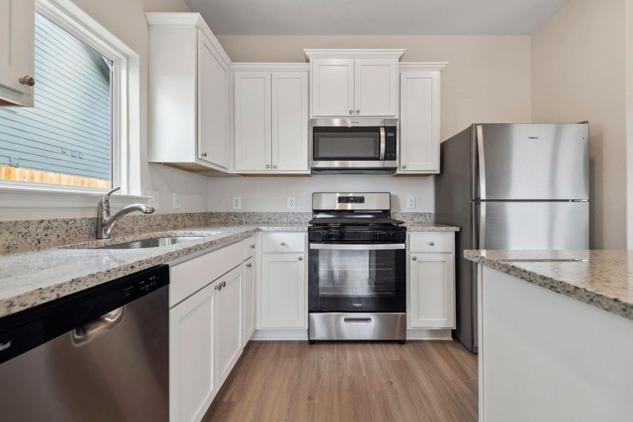 Furnished interior view inside a new home in Trails at Cochran Ranch, Waller (Image 8). Furnished interior view inside a new home in Trails at Cochran Ranch, Waller (Image 8).