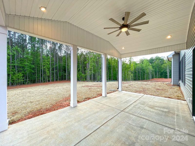 Covered Back Patio