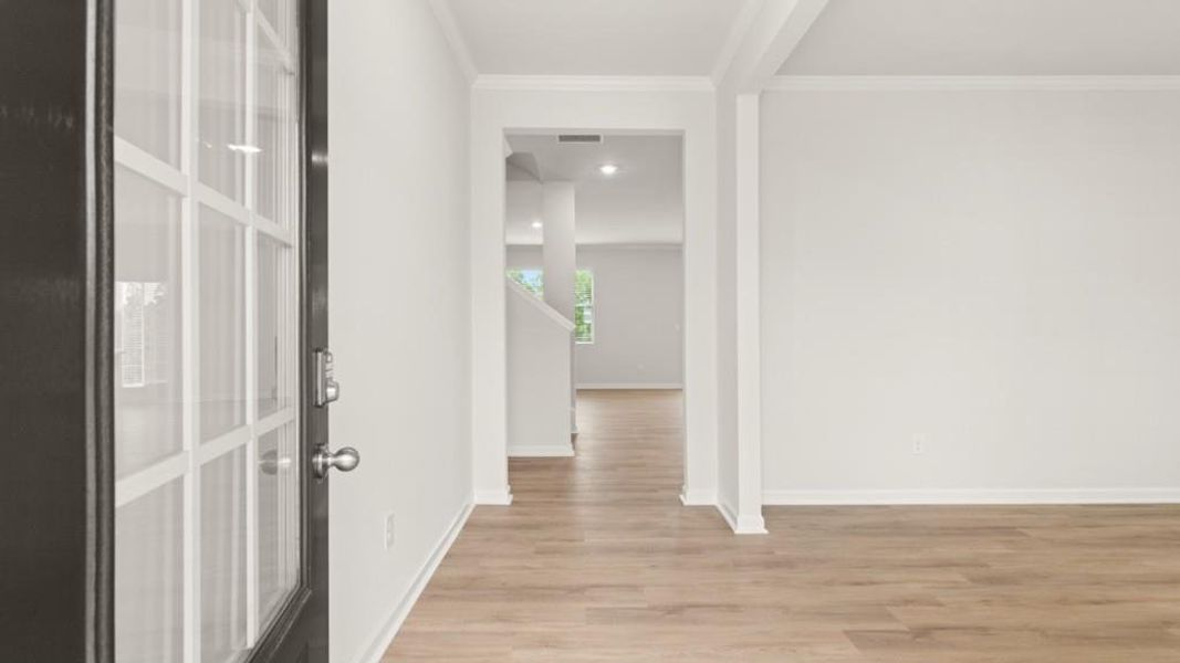 Spacious, unfurnished interior of a new home in Sheffield Highlands, Dallas (Image 11). Spacious, unfurnished interior of a new home in Sheffield Highlands, Dallas (Image 11).