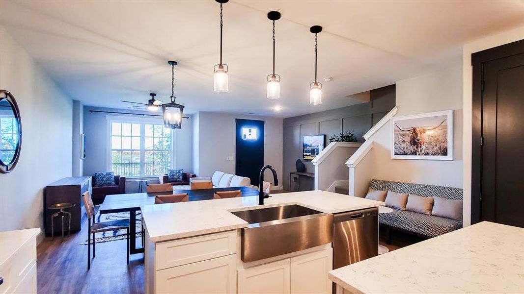 Furnished interior view inside a new home in , Princeton (Image 4).