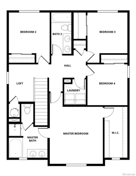 2D floor plan layout of this home in , Frederick, CO (Image 4).