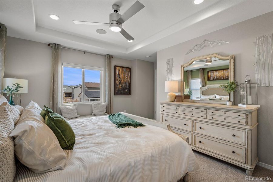 Furnished interior view inside a new home in , Colorado Springs (Image 39).