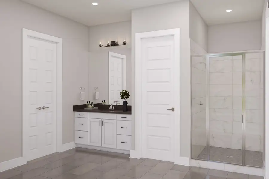 Furnished interior view inside a new home in Trillium, Richmond (Image 11).