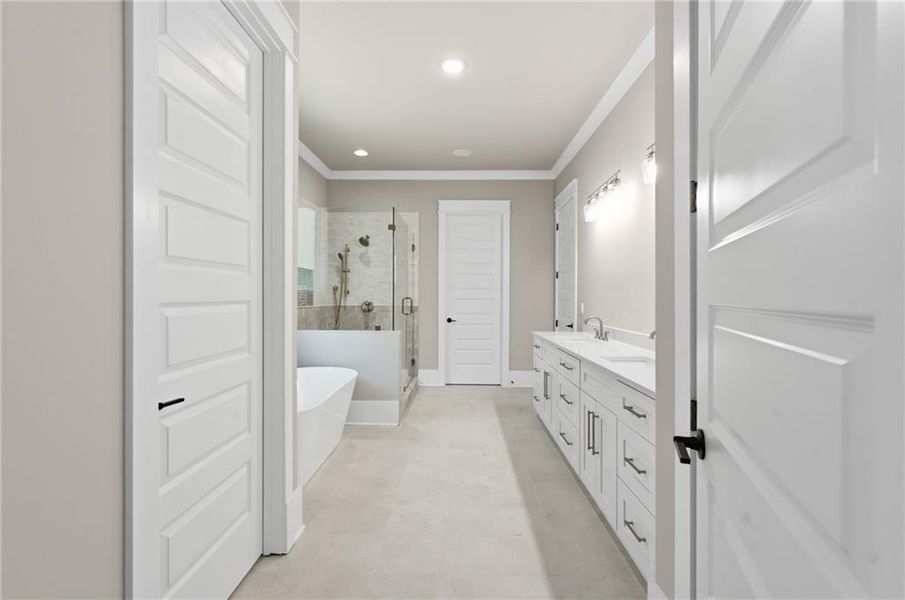Furnished interior view inside a new home in , Jefferson (Image 12).