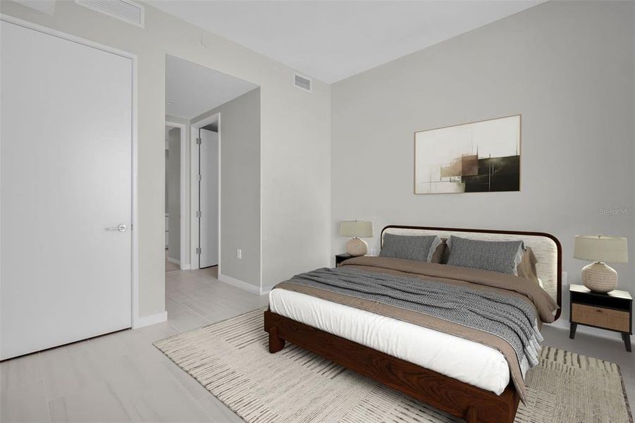Furnished interior view inside a new home in , St. Petersburg (Image 59).