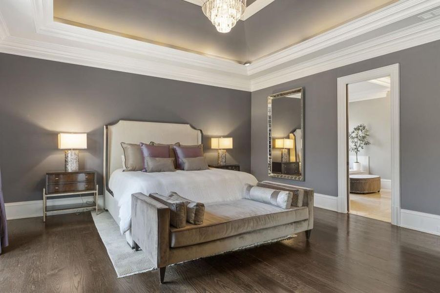 Furnished interior view inside a new home in , Johns Creek (Image 10).