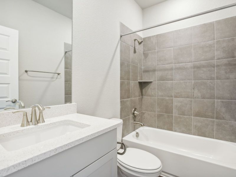 Furnished interior view inside a new home in Opal Meadows, Kyle (Image 6). Furnished interior view inside a new home in Opal Meadows, Kyle (Image 6).