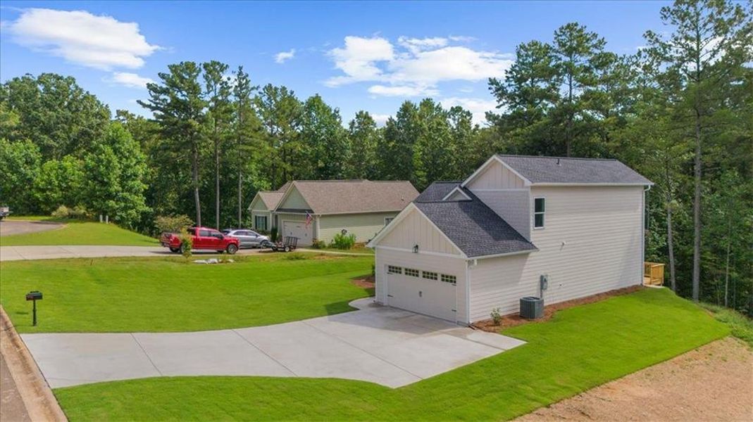Front exterior of a new home in , Dahlonega, GA, highlighting curb appeal (Image 23). Front exterior of a new home in , Dahlonega, GA, highlighting curb appeal (Image 23).