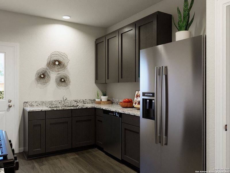 Furnished interior view inside a new home in Katzer Ranch, Converse (Image 4).