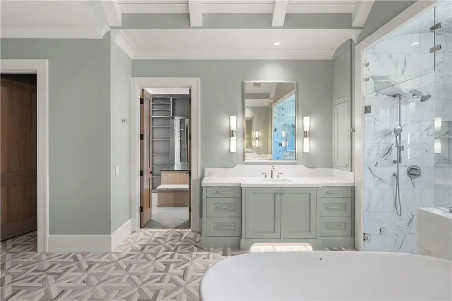 Furnished interior view inside a new home in , Flowery Branch (Image 5).