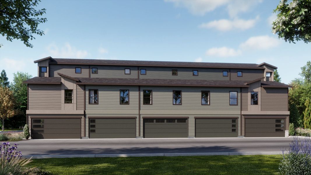 Representative exterior photo of a completed home built from the B End Unit by Trumark Homes in Hillcrest Creek, Arvada, CO (Image 2).