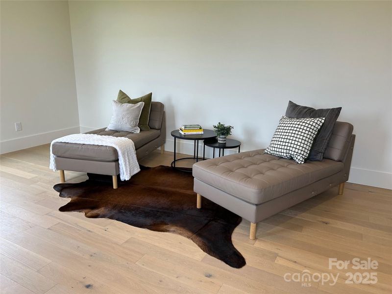 4th bedroom/Bonus Room recently staged. Views of the NC mountains from this room! 4th bedroom/Bonus Room recently staged. Views of the NC mountains from this room!