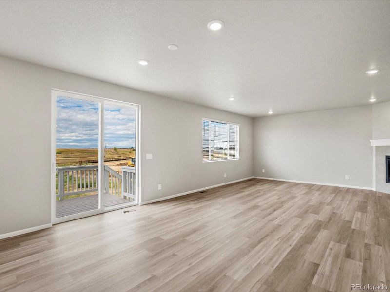 Spacious, unfurnished interior of a new home in Buffalo Highlands: The Canyon Collection, Commerce City (Image 14).