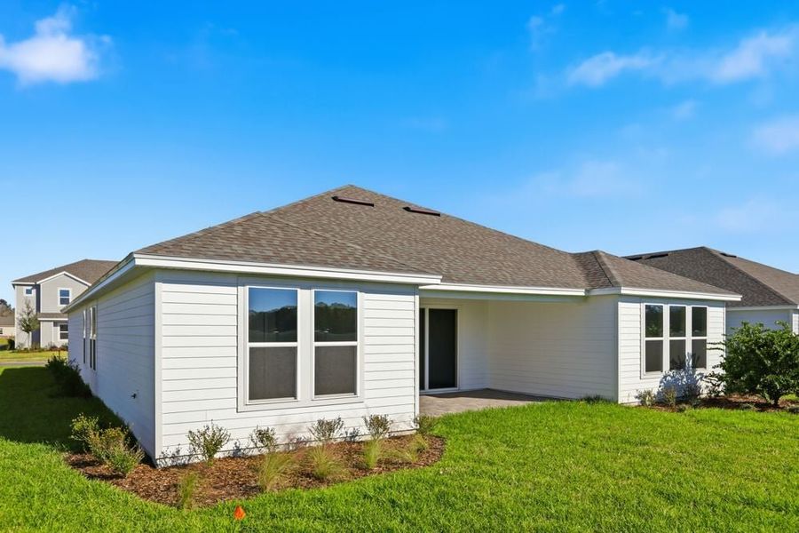Representative exterior details of a home built from the Sanibel by Taylor Morrison in Headwaters at Lofton Creek, Yulee (Image 4).