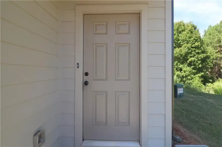 Exterior details and patio area of a home in , Douglasville (Image 16).