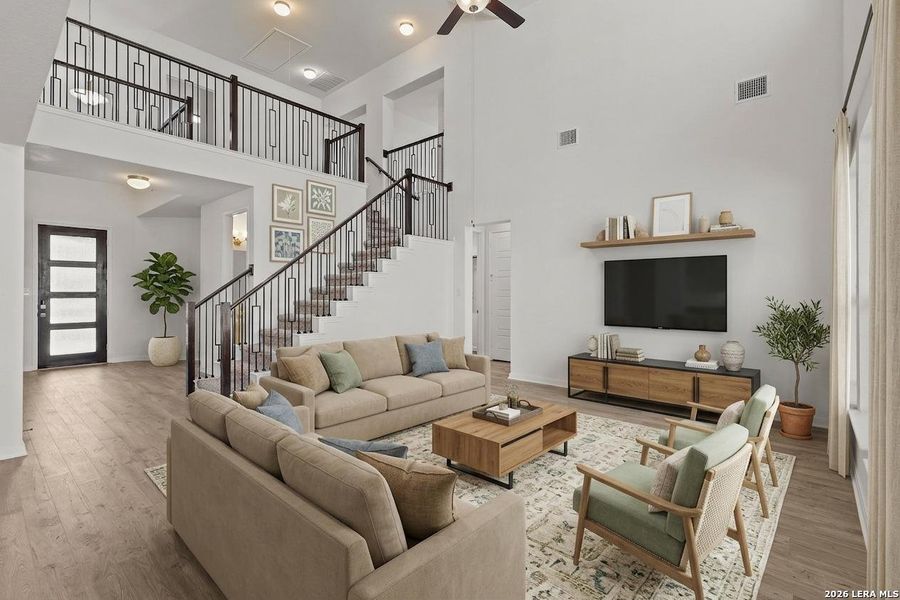 Furnished interior view inside a new home in Megan's Landing, Castroville (Image 10).