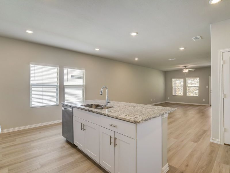 The Congaree floorplan with the Sleek interior package.