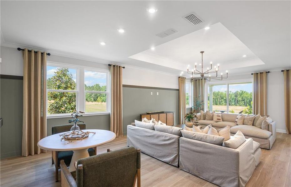 Furnished interior view inside a new home in Overland, Locust Grove (Image 5).
