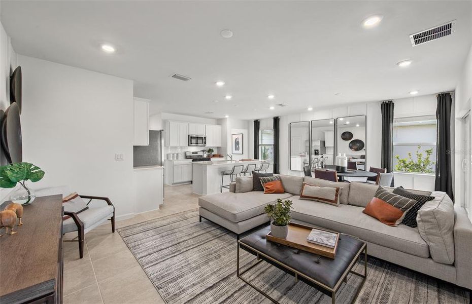 Furnished interior view inside a new home in Reagan Landing, Bradenton (Image 8).