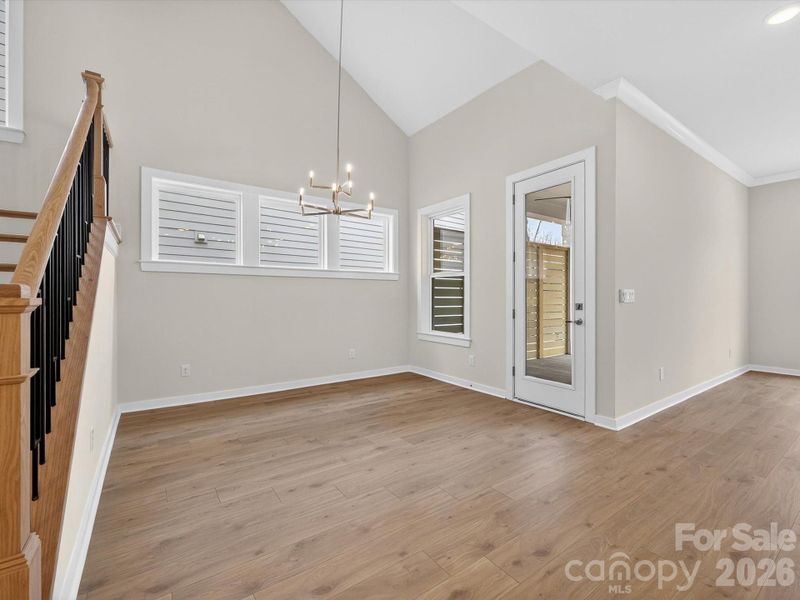 Spacious, unfurnished interior of a new home in North Creek Village, Huntersville (Image 15). Spacious, unfurnished interior of a new home in North Creek Village, Huntersville (Image 15).