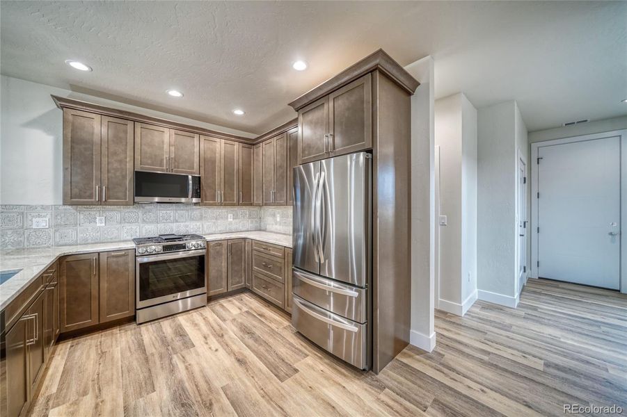 kitchen with stainless appliances