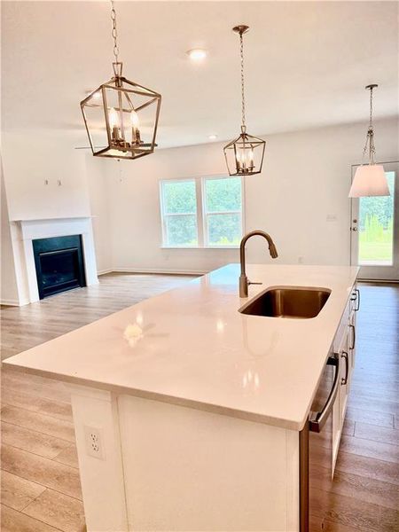 Close-up of interior finishes inside a home in Creekside, Dawsonville (Image 20).