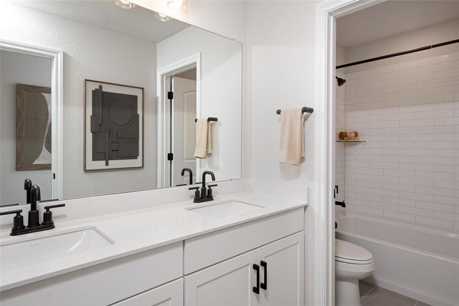Furnished interior view inside a new home in Covered Bridge, Hutto (Image 10).