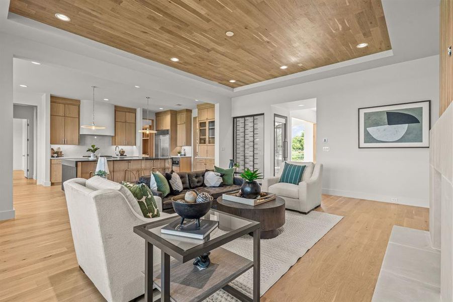 Furnished interior view inside a new home in , Fort Worth (Image 9). Furnished interior view inside a new home in , Fort Worth (Image 9).