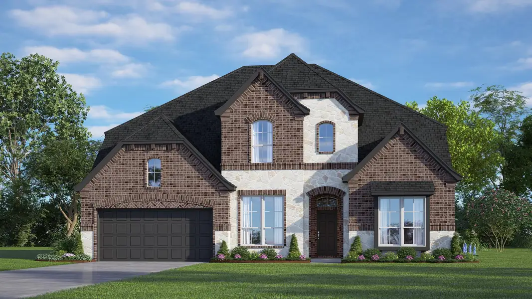 Representative exterior photo of a completed home built from the Concept 3473 by Risewell Homes in Silo Mills, Joshua, TX (Image 7).