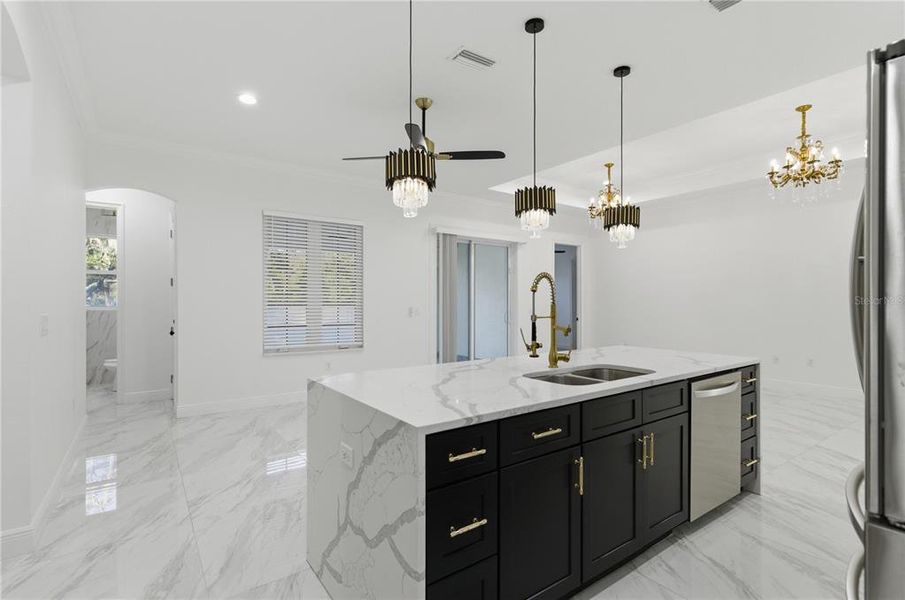 Furnished interior view inside a new home in , Ocala (Image 8).