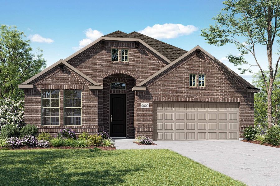 Representative exterior photo of a completed home built from the Savannah by Tri Pointe Homes in Union Park, Little Elm, TX (Image 1). Representative exterior photo of a completed home built from the Savannah by Tri Pointe Homes in Union Park, Little Elm, TX (Image 1).