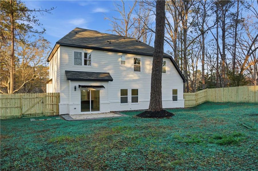 Exterior details and patio area of a home in , Conyers (Image 30).