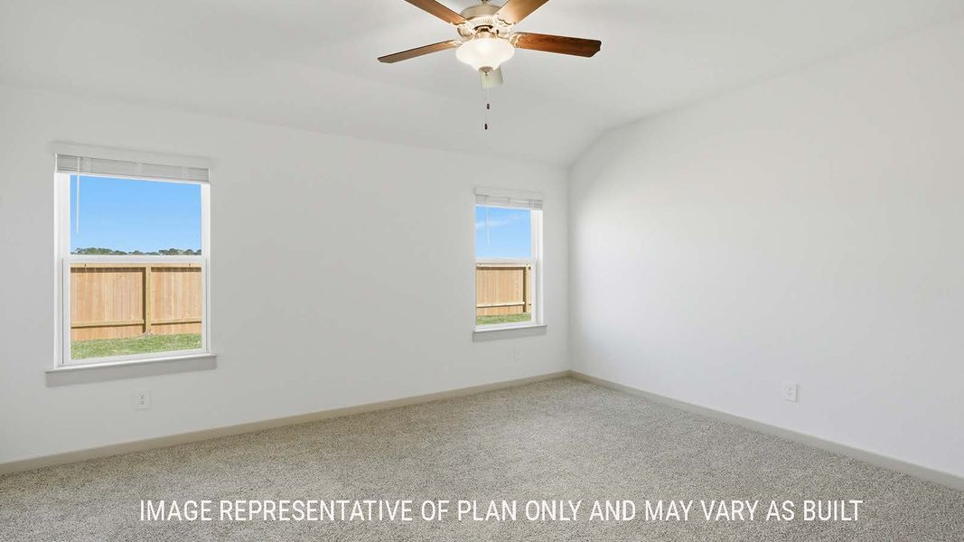 Representative unfurnished interior of a home built from the Lakeway by D.R. Horton in Reserve at Mallard Lakes, Orange (Image 17).