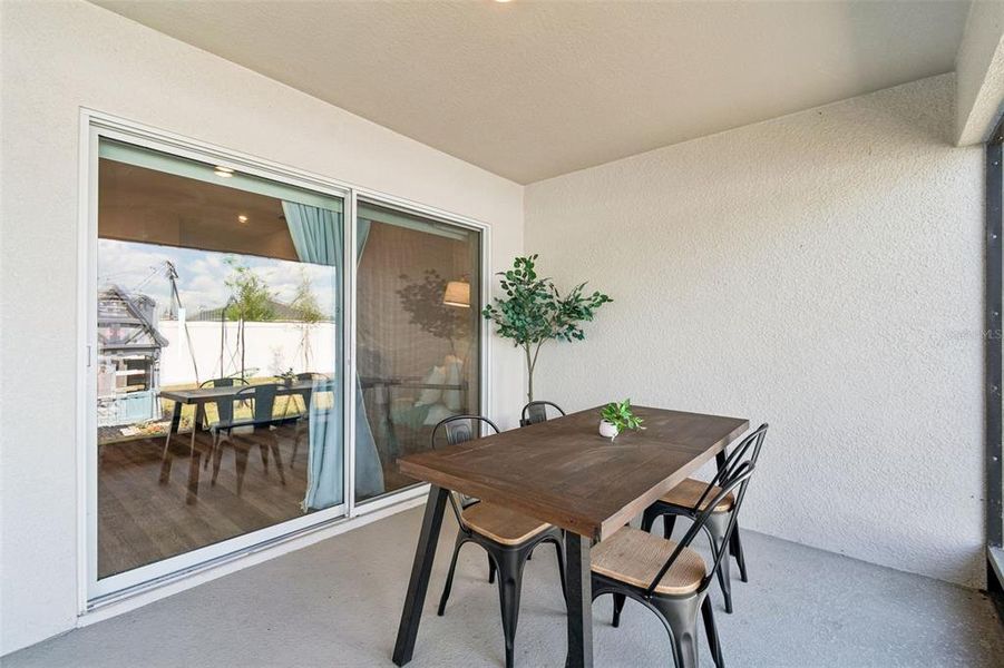 Exterior details and patio area of a home in , Zephyrhills (Image 34).