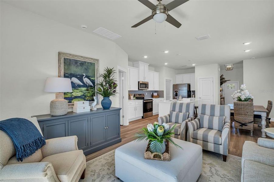 Furnished interior view inside a new home in , Hudson (Image 6).