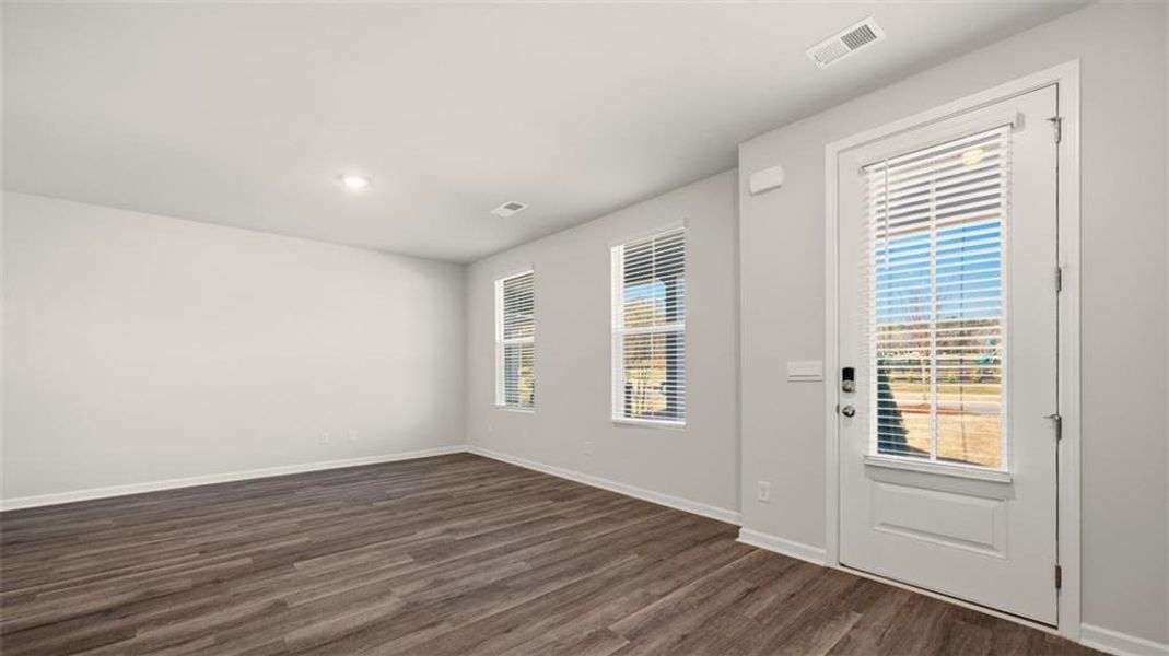 Spacious, unfurnished interior of a new home in Brookland Commons, Monroe (Image 23).