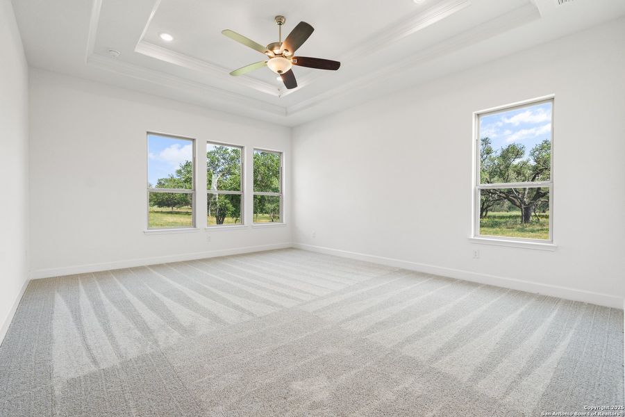 Spacious, unfurnished interior of a new home in Legend Park, Castroville (Image 13). Spacious, unfurnished interior of a new home in Legend Park, Castroville (Image 13).