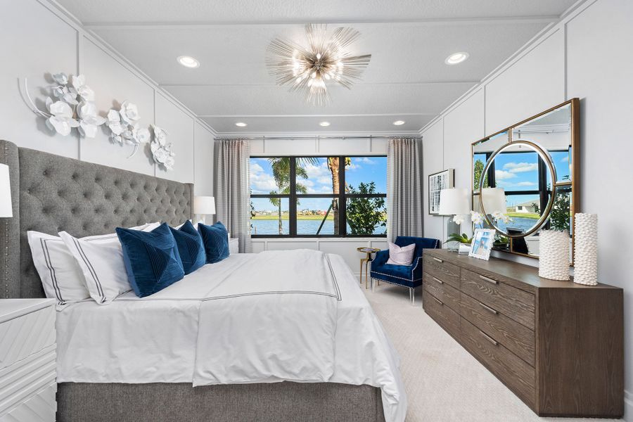 Representative furnished interior of a home built from the Abaco by GL Homes in Valencia Parc at Riverland, Port St. Lucie (Image 18).