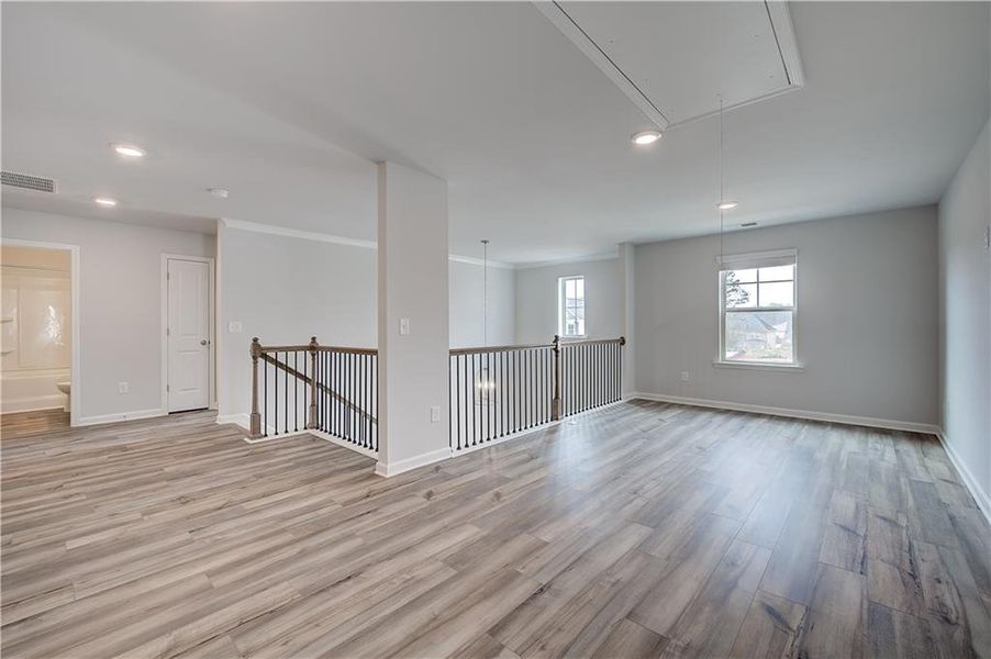 Spacious, unfurnished interior of a new home in Cambria at Traditions, Hampton (Image 32).