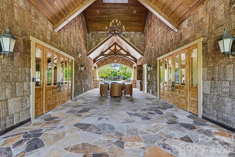 Exterior details and patio area of a home in , York (Image 22).