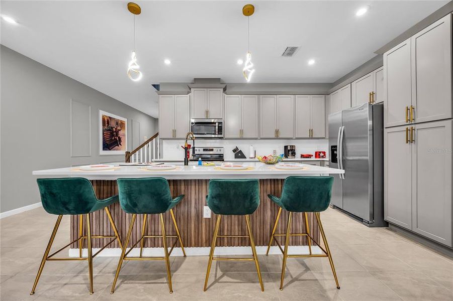 Furnished interior view inside a new home in , Kissimmee (Image 17).