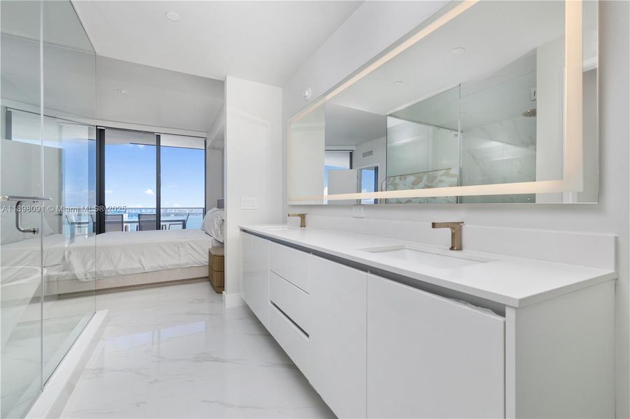 Furnished interior view inside a new home in , Miami (Image 9). Furnished interior view inside a new home in , Miami (Image 9).