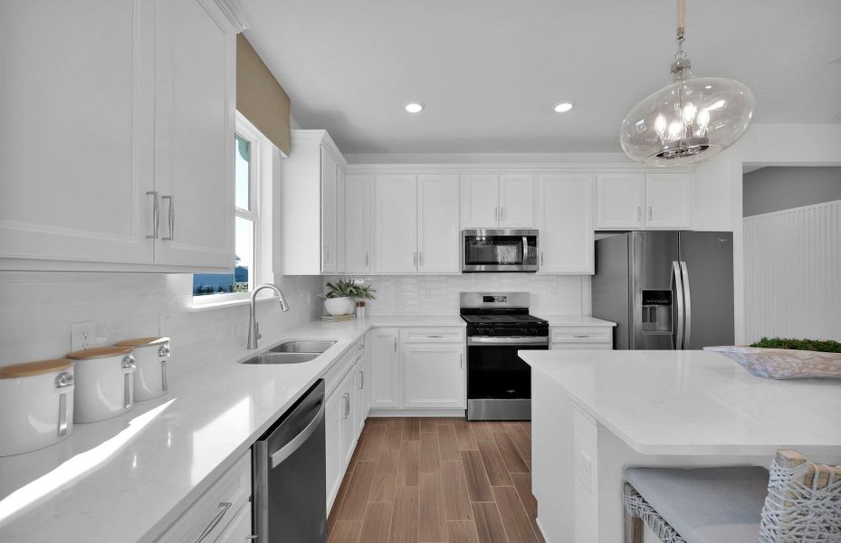 Representative furnished interior of a home built from the Highgate by Pulte Homes in Seminole Palms, Palm Coast (Image 9).