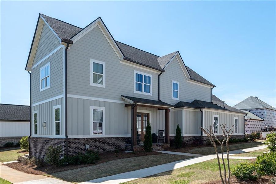 Front exterior of a new home in , Watkinsville, GA, highlighting curb appeal (Image 22).