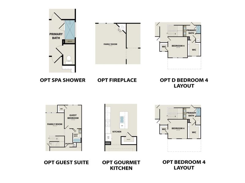 2D floor plan layout for the The Willow C-BC by Davidson Homes LLC in Benders Cove, Mount Juliet, TN (Image 5). 2D floor plan layout for the The Willow C-BC by Davidson Homes LLC in Benders Cove, Mount Juliet, TN (Image 5).