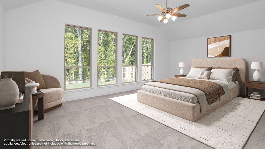 Furnished interior view inside a new home in Colton 55', Montgomery (Image 4). Furnished interior view inside a new home in Colton 55', Montgomery (Image 4).