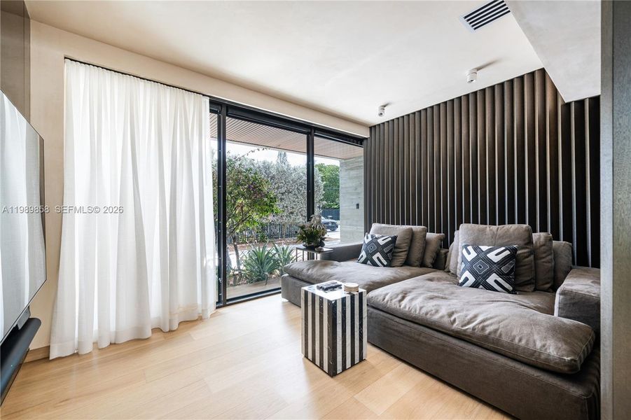 Furnished interior view inside a new home in , Miami (Image 5). Furnished interior view inside a new home in , Miami (Image 5).