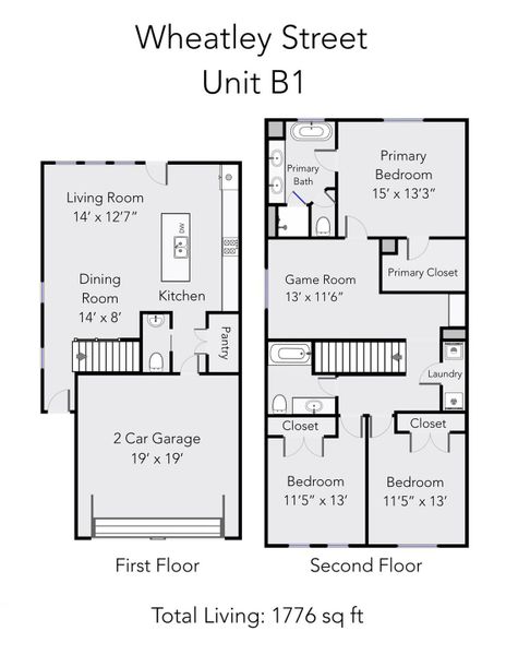 2D floor plan layout of this home in , Houston, TX (Image 5).
